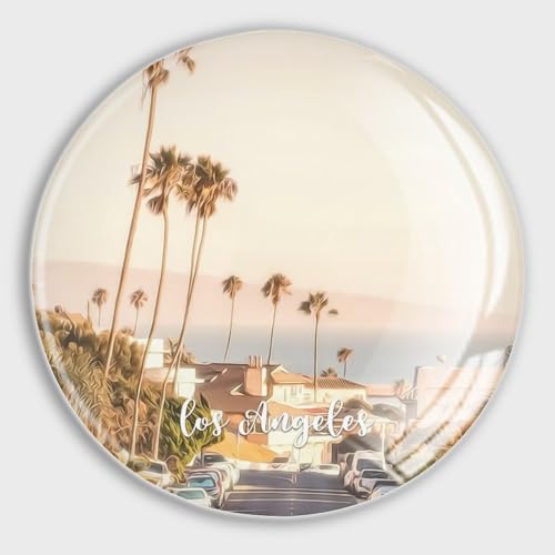 Aimants frigo Los Angeles en verre pour fixer vos notes sans glisser - 2