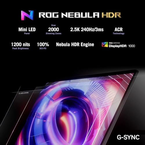ROG Strix Scar AI Gaming Laptop 18" 240Hz Mini LED WQXGA Display (Intel Ultra 9-275HX, GeForce RTX 5080 16GB, 32GB DDR5, 8TB PCIe SSD, RGB KB, Win 11 Pro) w/DKZ USB Port Expander - Notebook - Immagine 3