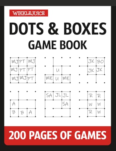 Dots & Boxes Game Book | 200 Pages of Games: Classic Pigs In A Pen Game | Dot to Dot Grid | Game of Dots | Boxes | Dot and Line | Blank Pages | Large 8.5 x 11 inches | Fun To Play For All Ages image 2