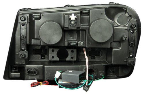 Anzo USA 111127 Chevrolet Trailblazer Black Projectors w/Halos Headlight Assembly - (Sold in Pairs) - Thumbnail 3