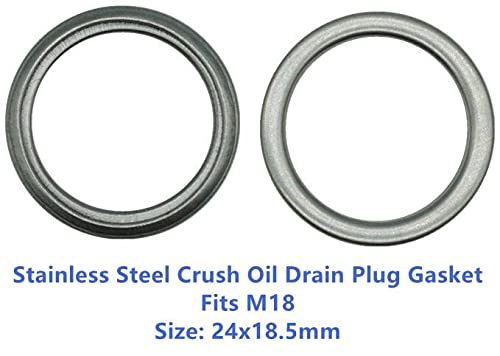 Miniatura 4 de 12 juntas de tapón de drenaje de aceite diferencial para Toyota Lexus 4Runner Land Cruiser Tundra Highlander RAV4 Sequoia Sienna Reemplazo