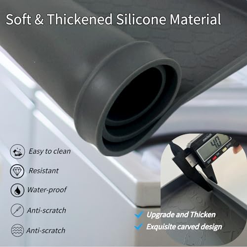 Iycnkok Washer Dryer Cover for the Top 27''x 27'' Silicone 1 Piece by Iycnkok - Used condition - Image 5