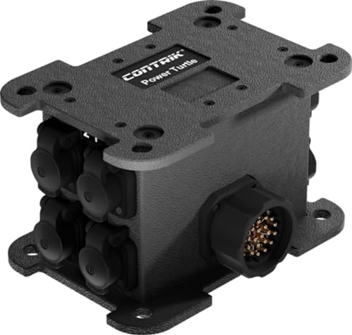 Power Turtle Multicore Box für kompakte, extrem robuste Stromverteilung, die eine deutliche Reduzierung des Volumens ermöglicht