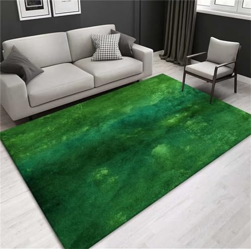 Tapis minimaliste moderne vert 180x250cm doux pour chambre bébé - 2