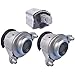 NEWZQ 3Pcs Engine Motor Transmission Mounts Replacement for Mercedes W204 W212 C E Class Base RWD