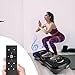 EVOLAND Fitness Vibrationsplatte 3D mit 5 Programm Modi Ausrüstung für Ganzkörperübungen Heimtraining, mit Bluetooth Lautsprecher 2 Widerstandsbänder