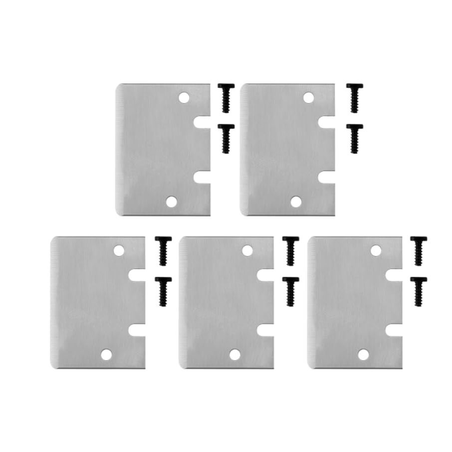 3D Printer Accessories SK5 5 pcs Steel Scraper Tip Blade with Screws, 3D Printers Cleanings Scrapers, Replacement Knife Tip for Scrapers Cutter for Bambu Lab Build Plate Scraper X1/P1 Series-image-24