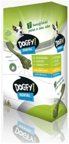 Petiscão - Caixa Display Dental Dogfy Cães Pequenos Snack Limpa D...