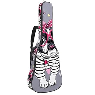 Hondank Housse de transport étanche pour guitare avec bandoulière réglable Motif souris, Multicolore 07, 42.9×16.9×4.7… - Les Beatles, Paul McCartney, John Lennon, RIngo Starr, George Harrison