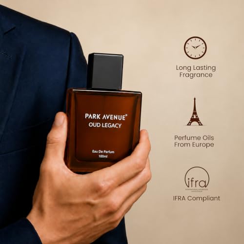 Image of Park Avenue Legacy Oud, Eau De Parfum Men, 100ml | Long Lasting Perfume Spray For Men | Wedding Gift Ideas | Best Wedding Gifts | Premium Luxury Fragrance Scent Aromatic | Suitable For Every Occasion