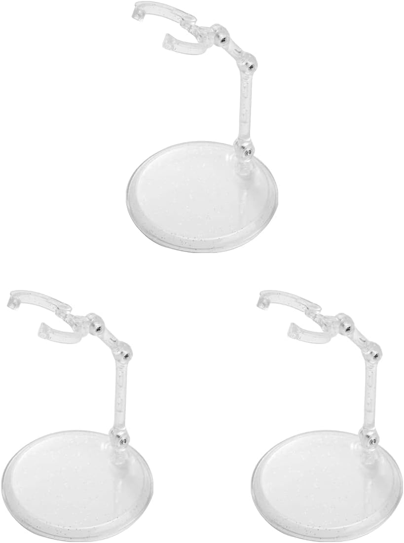 ANYPER 3 Pcs Dynamic Action Figure Display Stand, Model Exhibition Stand, Compatible with 0.5" To 10" Various Brands Action Figures for Top-notch Display