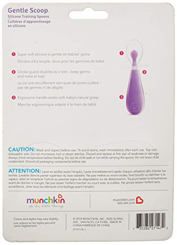 Image of Munchkin Gentle Scoop Spoons (Pink & Purple)