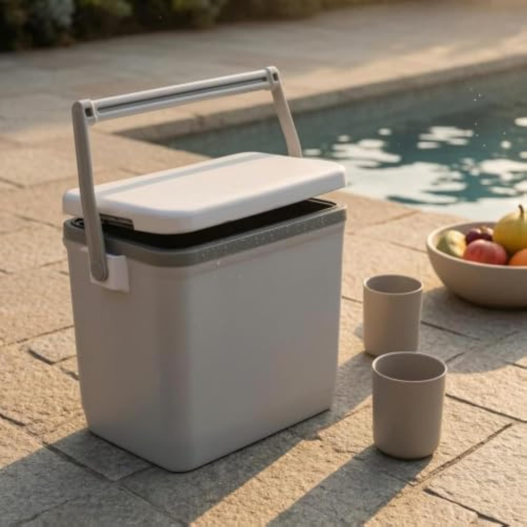 Top Carry Handle Portable Insulated Container Rectangular