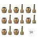 GRABLOOM 8 Pcs Hydraulic Disc Brake Oil Pin Needle Connect Insert Bicycles Brake and Brass Connecting Insert Set Hydraulic Disc Brake Hose Connector Insert