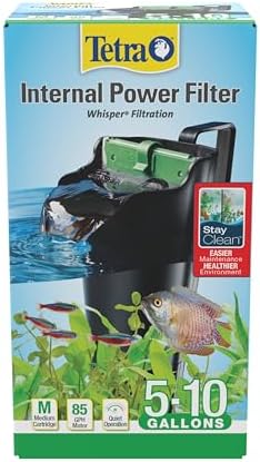 Tetra Whisper Internal Power Filter 5 To 10 Gallons, For aquarium...