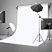 White Backdrop for Photoshoot, Professional Photo Backdrop Background Curtain for Product Photography，Portraits, Wedding, Party, Live Streaming Video Recording 5X7 FT (Background Only)