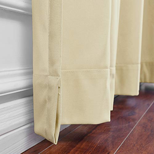 Twopages Flame Retardant 9Ft Wide By 7Ft Tall Mesh Top Nickel Grommet Room Divider Curtain Privacy Cubicle Curtain For Spa Lab (1 Panel, Light Khaki) #TOP3