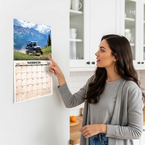 2026 Off-Road SXS UTV ATV Wall Calendar 16-Month X-Large Size 14x22, ATV-UTV by The KING Company-Monster Calendars
