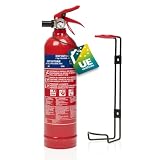 Estintore a polvere Smartwares - 1 kg - per incendi ABC - Adatto per veicoli e abitazioni - Con staffa di montaggio - FEX-18117