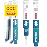 10 x AYDMED Cocaine Drug Tests | Drug Testing Kits for Urine Screening of Cocaine Drug Use | Drug Tests for Coke, Crack, COC | 150ng/mL Sensitivity | 99% Accuracy | CE Certified