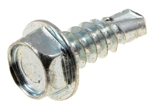 #8 x 1/2" Tornillos Autoperforantes Cabeza Hexagonal Acero Inoxidable 410
