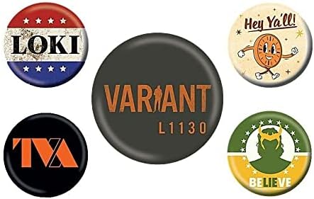 Pyramid Loki (Tva) Badge Set Official Merchandise
