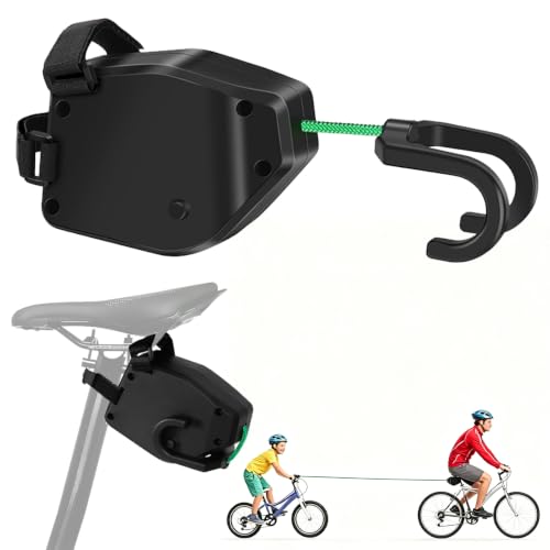 KONUNUS Abschleppseil Fahrrad Kinder, 2.5 m elastische Fahrradzugleine