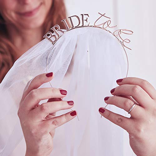 Ginger Ray Hen Party Metal Bride To Be Headband Wedding Stainless Steel Wedding