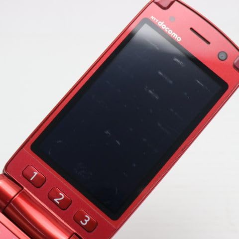 Amazon | docomo F-09B [レッド] らくらくホン7 富士通 ドコモ 白ロム