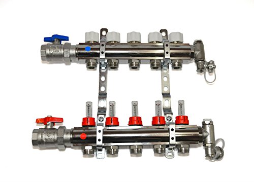 Preisvergleich Produktbild Messing Heizkreisverteiler HKV-D 11