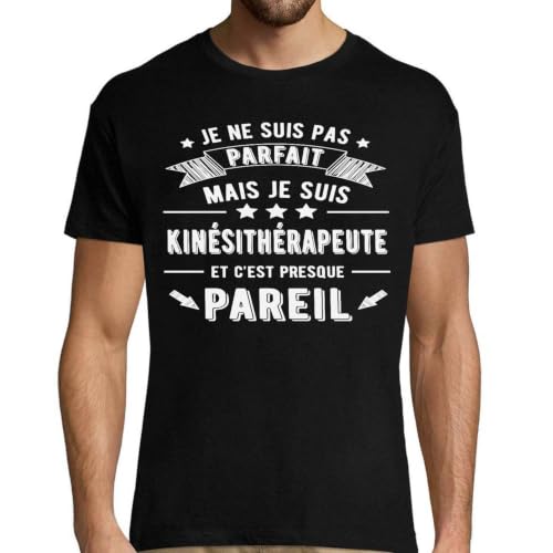 T-Shirt Kinésithérapeute Homme : cadeau anniversaire humour papa