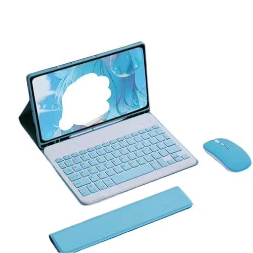 Teclado y ratón para Samsung Galaxy Tab S9 FE Plus y S10+ funda protectora 12.4 pulgadas