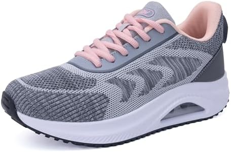 GANNOU Damen Sneaker Breite Füße Orthopädische Plantarfasziitis Schuhe | Weite Zehenbox, Hallux Valgus, Schuhe bei Fersensporn, Walkingschuhe, Joggen, Bequem Abrollschuhe, Dämpfung
