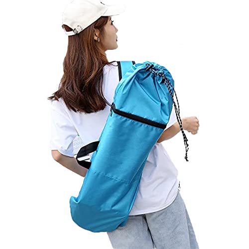 MXiiXM Skateboard-Tasche, wasserdichter Skateboard-Rucksack mit verstellbaren Schultergurten, Penny Board Skate Tragetaschen für Reisen (84 cm,32.6 cm) (blau) Cover