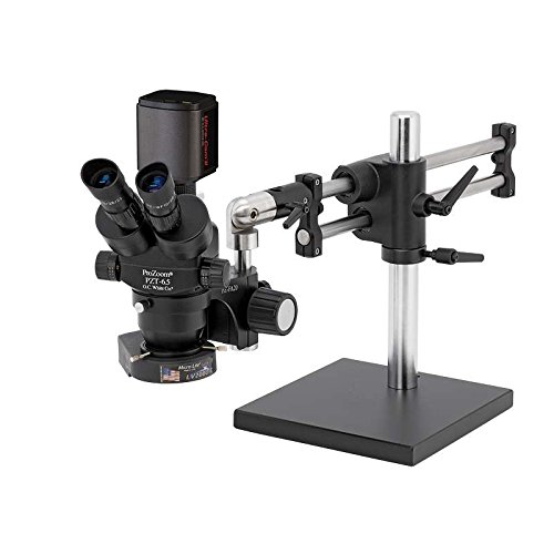 Pro-Zoom 6.5 ESD-Safe Ultimate Digital Trinocular Microscope with Dual Arm 16