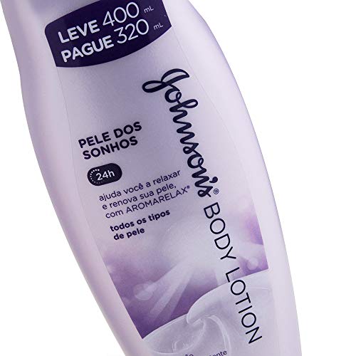 Hidratante Corporal Pele dos Sonhos, Johnson's, roxo, 400ml