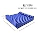 ARTKINGTO Storage Rack for Quilting Rulers, 12 Slot Ruler Holder Organizer and Storage (2-Pack)