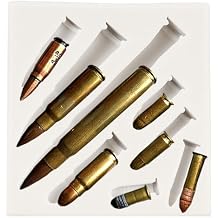Bullet Silicone Mold Fondant Candy Chocolate Molds For Baby Birthday Cake Decoration Cupcake Topper Sugar Craft Polymer Clay Gum Paste