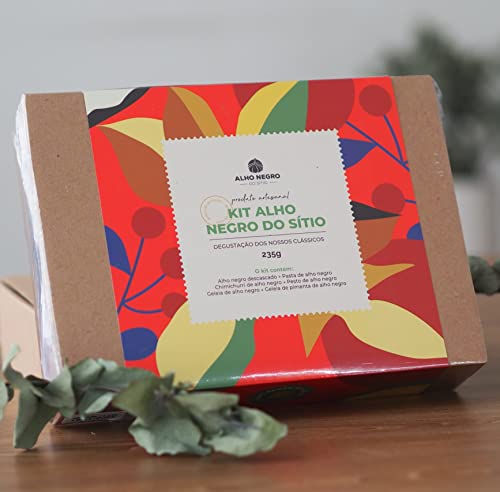Kit Alho Negro do Sítio para Degustação ou Presente - Alho Negro Do Sítio