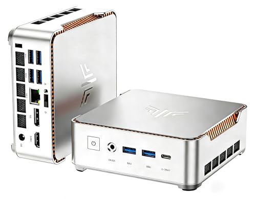 KAMRUI P2 Mini PC Windows 11 Pro, In·tel 12 Cores / 16 Threads 12600H mini desktop computer(Beat i7-1195G7/12450H up to 4.5GHz), 16GB RAM 512GB SSD USB3.2*6/Type-C/Wifi6/BT5.2 for Business Home Office