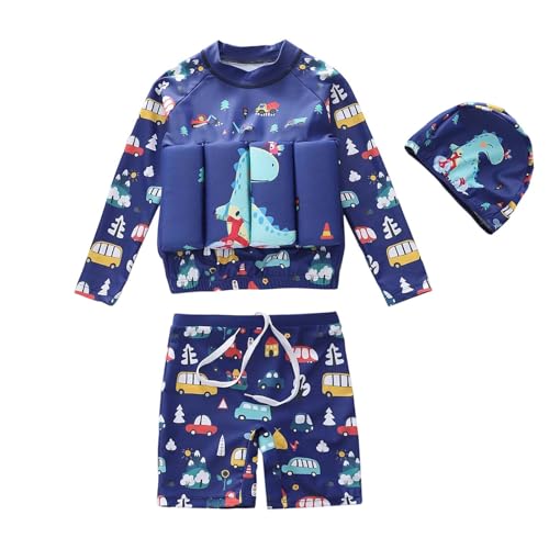 Maillot de bain pour garçon avec flottabilité vêtement de plage 2 pièces 4-8 ans