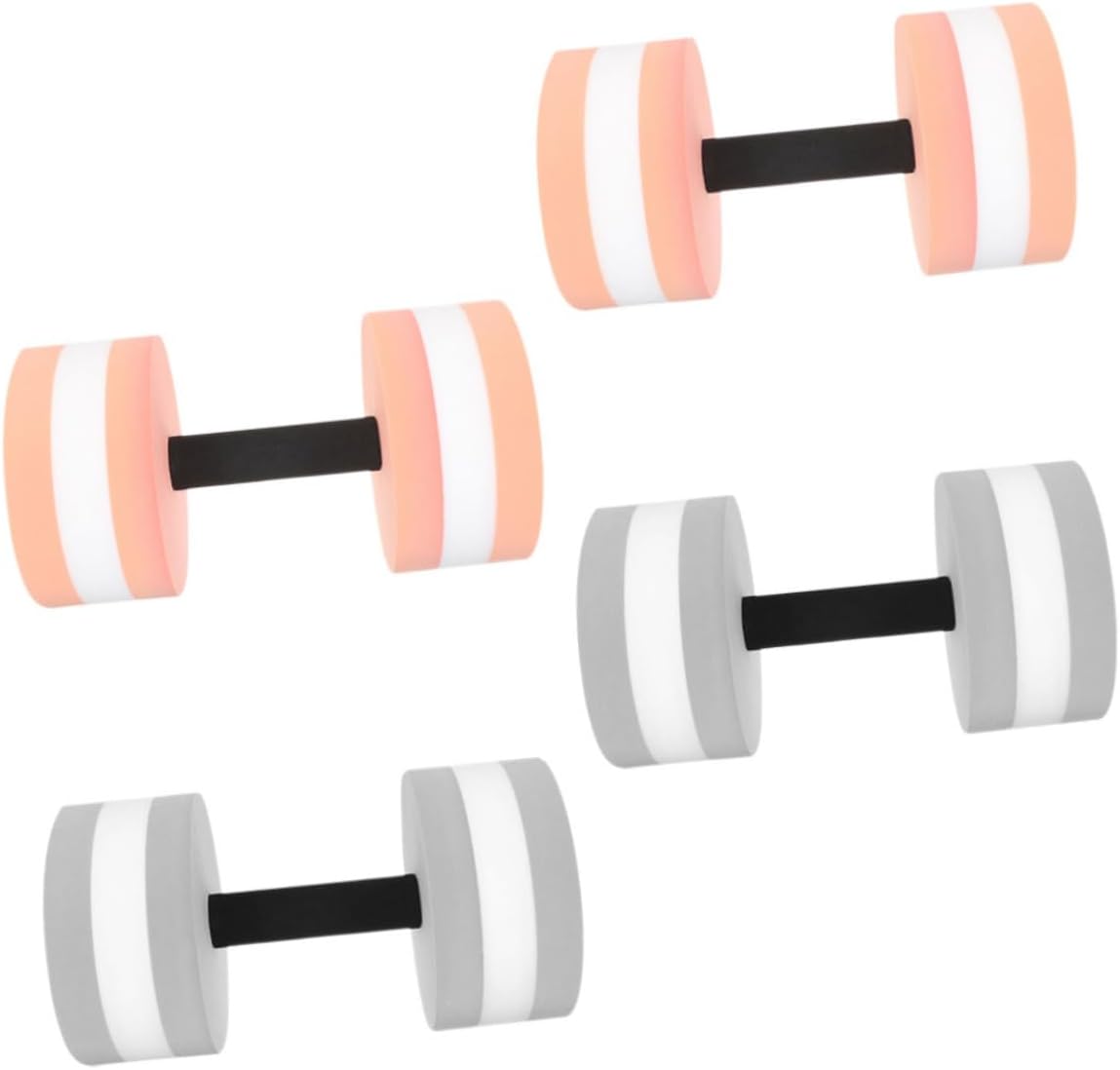 4Pcs Water Dumbbells for Pool Exercise Lightweight Pool Weights for Full Body Aquatic Workouts Portable Water Exercise Equipment for Strengthening Muscles Any Water