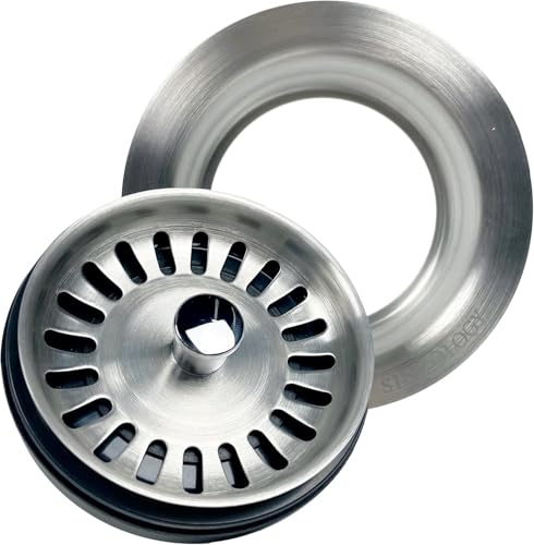 Colador para desagüe de cocina de acero inoxidable 3.5" miniatura 5