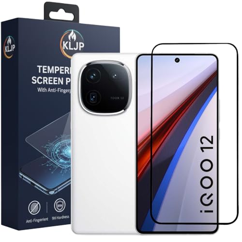 Image of Military-Grade Gorilla Tempered Glass For iQOO 12 5G / iQOO Neo 9 5G / iQOO Neo 9 Pro 5G With Installation Kit | Edge to Edge Coverage | Black
