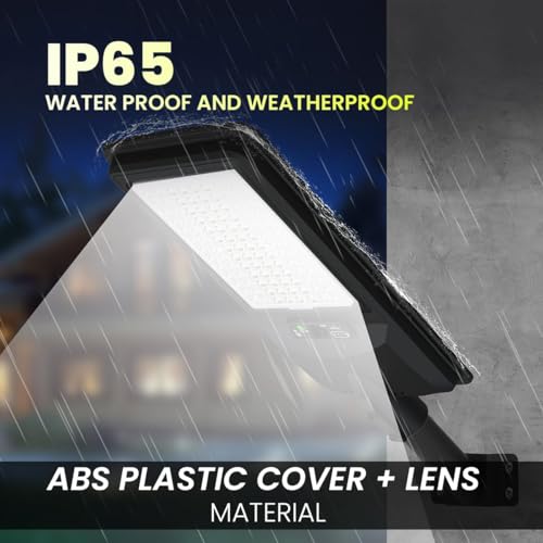 Image of hardoll 50W All-in-One Solar Street Light | LiFePO4 Battery | IP65 Waterproof | Auto Motion Sensor | Ideal for Roads, Parking & Pathways