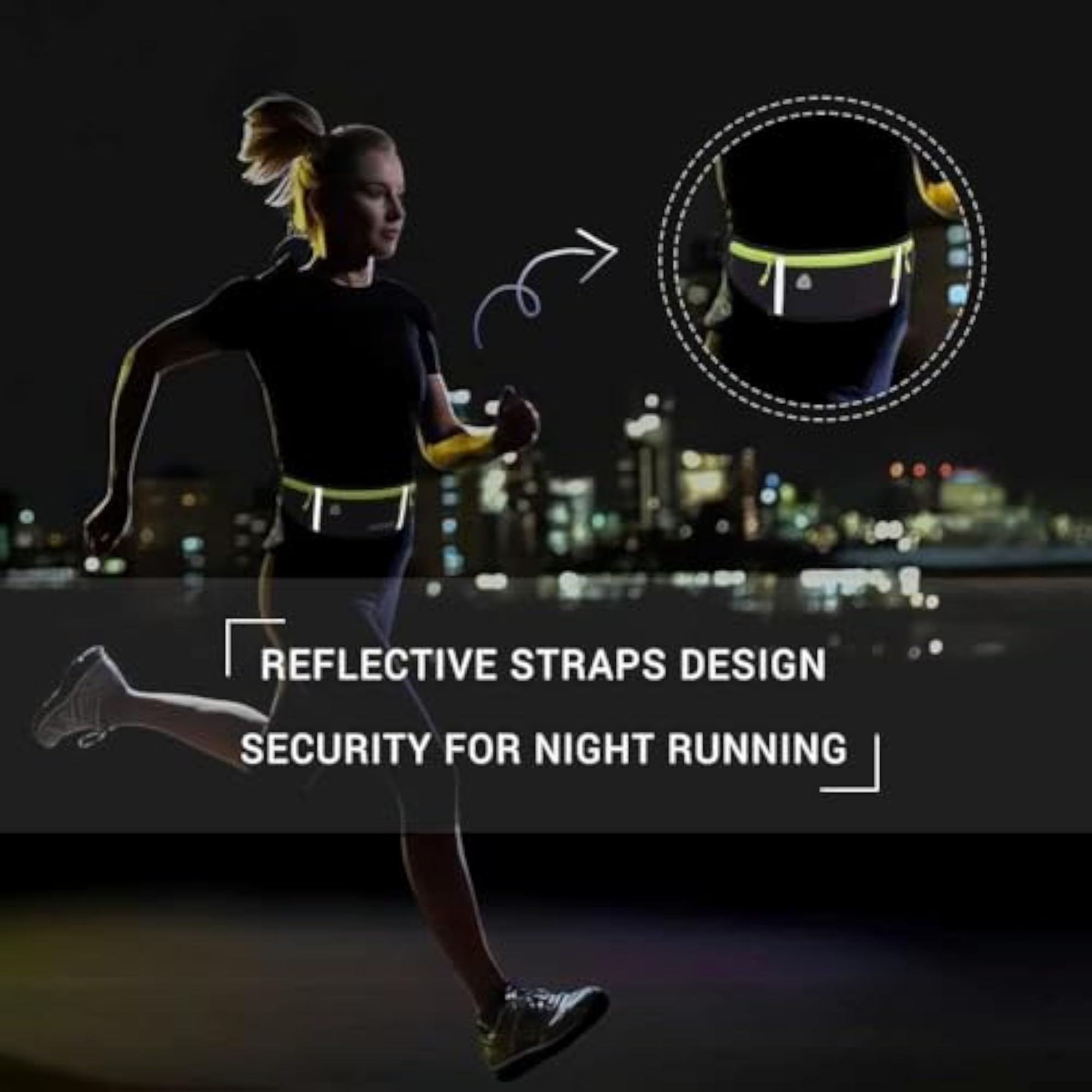Multipurpose Running Belt with Dual Pockets