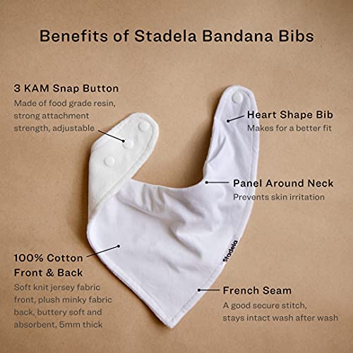 Stadela 100% Cotton Baby Bandana Drool Bibs With Snaps For Drooling Teething Burp Cloths 4 Pack Set Unisex Boy And Girl - Coral Reef Ocean Sea Beach Summer Tropical Turtle Seahorse #TOP4