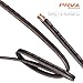 PRV AUDIO 14 Gauge (AWG) Speaker Wire Premium Oxygen-Free Copper - 100 Feet Roll (Black/Grey) Ultra Flex Cable for Car Home Audio Applications
