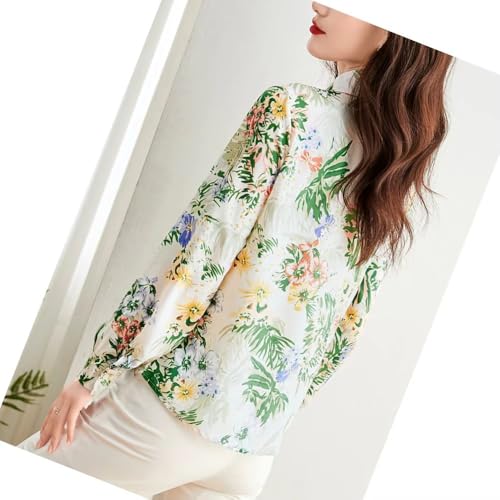 Élégante chemise décontractée en imprimé vintage haut de gamme - 5