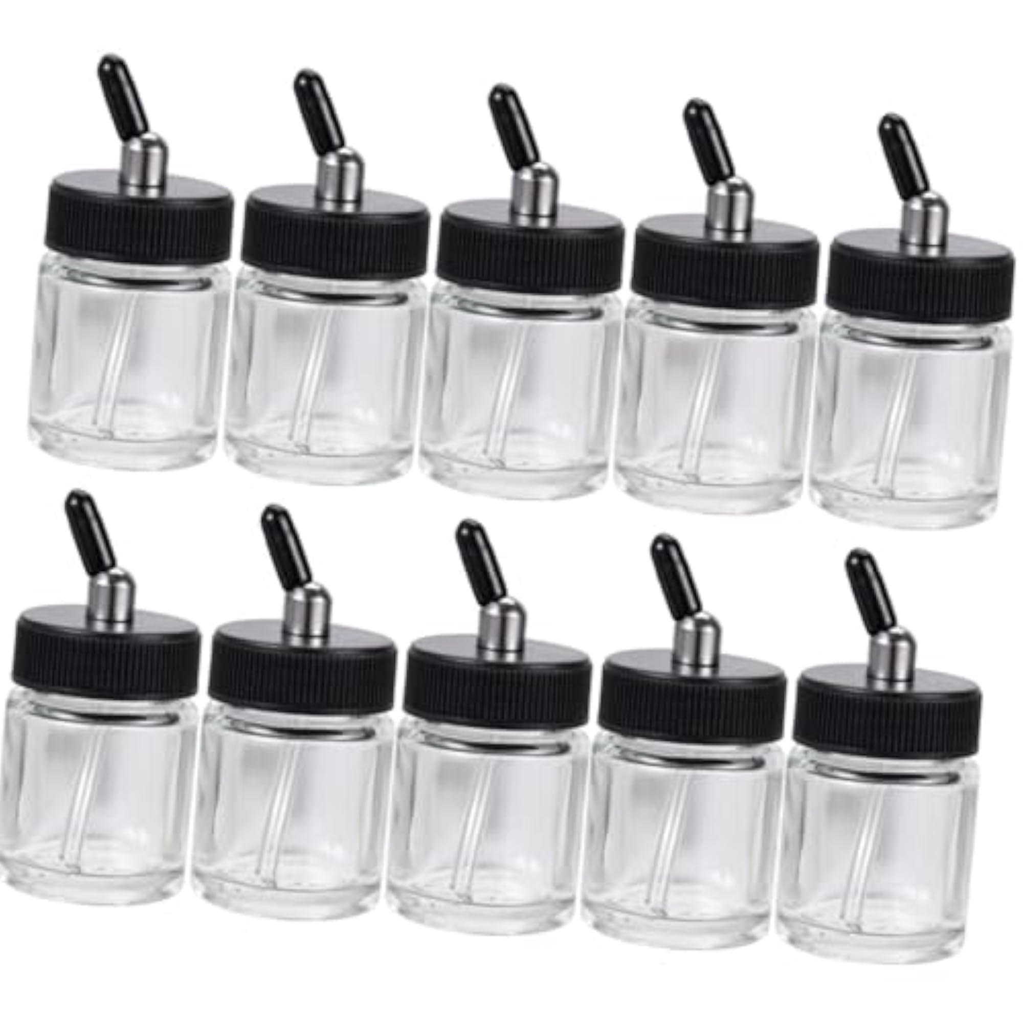 10 Pieces Premium Airbrush Bottles